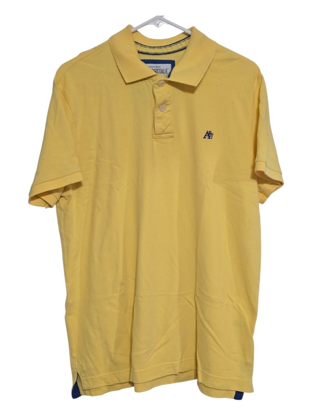Aeropostale Men's Yellow Polo Shirt - Classic Short Sleeve